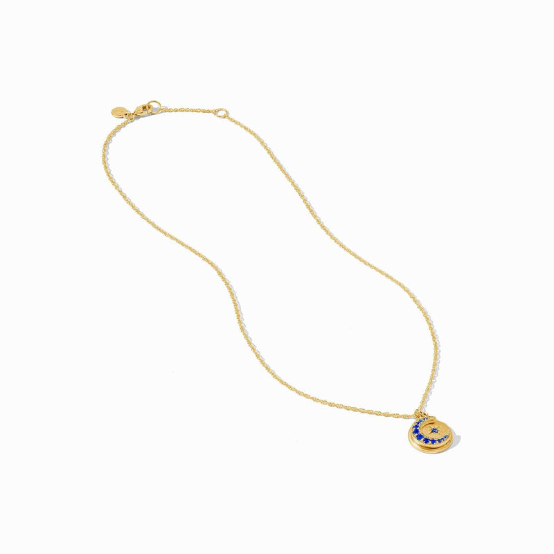 Luna Delicate Charm Cubic Zirconia Necklace - N511GCZ00-Julie Vos-Renee Taylor Gallery