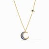 Luna Delicate Necklace Sapphire Blue-Julie Vos-Renee Taylor Gallery