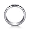 14K White Gold Diamond Men's Ring in Satin Finish - MR15674W44JJ-Gabriel & Co.-Renee Taylor Gallery