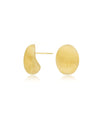 "Muse" gold pearl stud earrings (medium) - OA4-538-Nanis-Renee Taylor Gallery