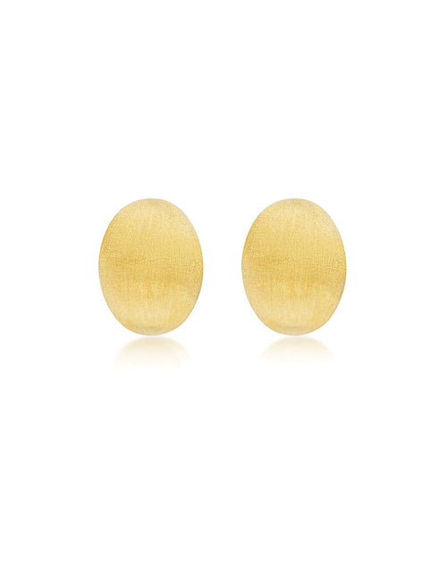 "Muse" gold pearl stud earrings (medium) - OA4-538-Nanis-Renee Taylor Gallery
