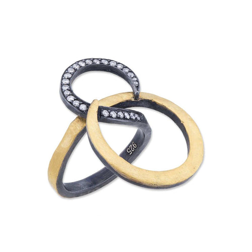 Orbit Ring with Diamond by Lika Behar
