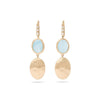 18K Siviglia Diamond & Aquamarine Hook Earrings - OB1289-AB AQ01 Y 02-Marco Bicego-Renee Taylor Gallery