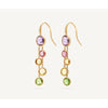 18K Jaipur Mixed Gemstone Earrings - OB1290-MIX01-Y02-Marco Bicego-Renee Taylor Gallery