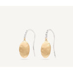 18K Yellow & White Gold Hook Earrings w/ Diamond Pave - OB1691-A B1 YW Q6-Marco Bicego-Renee Taylor Gallery