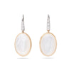 18K Siviglia Diamond & Mother of Pearl Earrings - OB1799 AB MPW Y-Marco Bicego-Renee Taylor Gallery