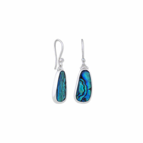 Ocean Earrings with Abalone & Sapphire by Lika Behar