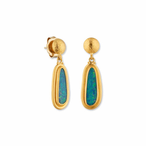 Ocean Earrings with Opal by Lika Behar