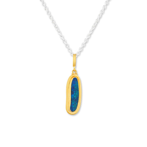 Ocean Necklace with Opal Doublet by Lika Behar