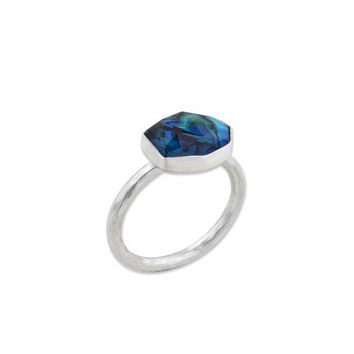 Ocean Ring with Abalone by Lika Behar