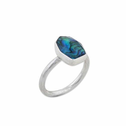 Ocean Ring with Abalone by Lika Behar