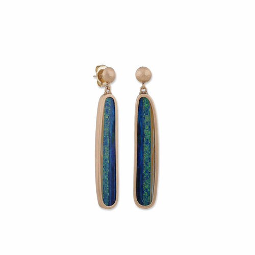 Ocean Earrings with Opal Doublet by Lika Behar