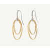 18K Marrakech Onde 18K Gold and Diamond Concentric Hook Earrings - OG372 A B1 YW-Marco Bicego-Renee Taylor Gallery