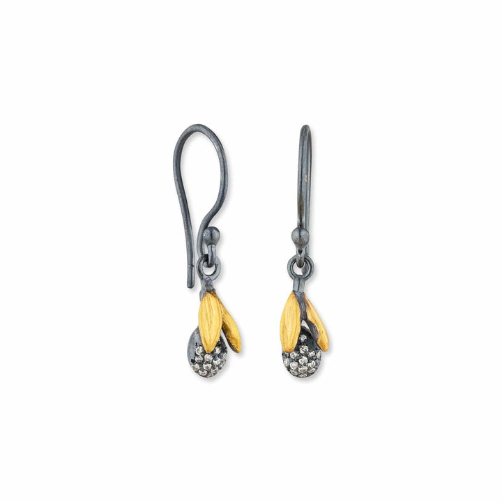 Ollie 24K&OXI Earrings, Diamond by Lika Behar