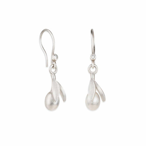 Ollie Sil Earrings, Diamond by Lika Behar