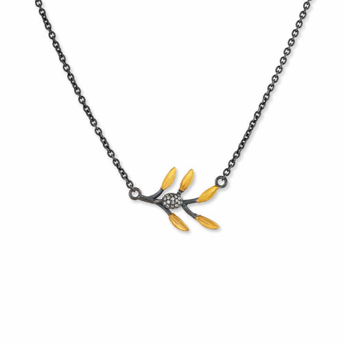 Ollie 24K-OXI Necklace, Diamond by Lika Behar