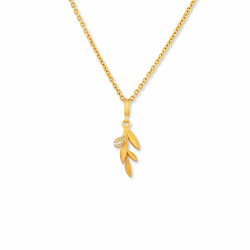 Ollie 22K Pendant, Diamond by Lika Behar