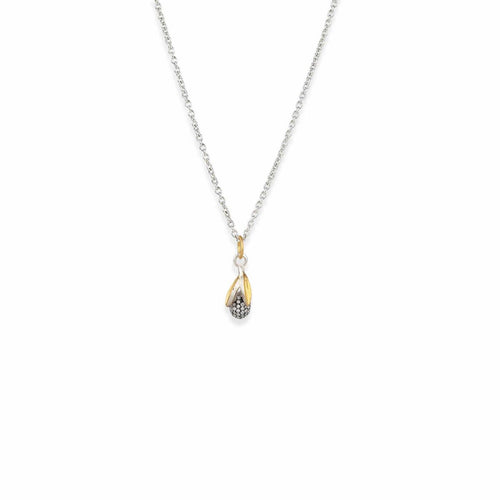 Ollie 20mm 24K&OXI Pendant, Diamond by Lika Behar