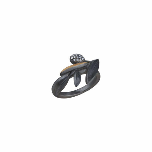 Ollie Gsiloxd Ring, Diamond by Lika Behar