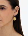 "Ciliegine" Gold Ball Drop Earrings With Diamonds Details - OS15-583-Nanis-Renee Taylor Gallery