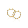 "DANCING ÉLITE" 18K Gold & Diamonds Hoop Earrings - OS7-589-Nanis-Renee Taylor Gallery