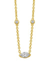 18K Yellow Gold and Diamond Pendant Necklace - P1216C-Paramount Gems-Renee Taylor Gallery