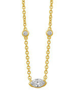 18K Yellow Gold and Diamond Pendant Necklace - P1216C-Paramount Gems-Renee Taylor Gallery