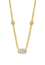 18K Yellow Gold and Diamond Pendant Necklace - P1216D-Paramount Gems-Renee Taylor Gallery