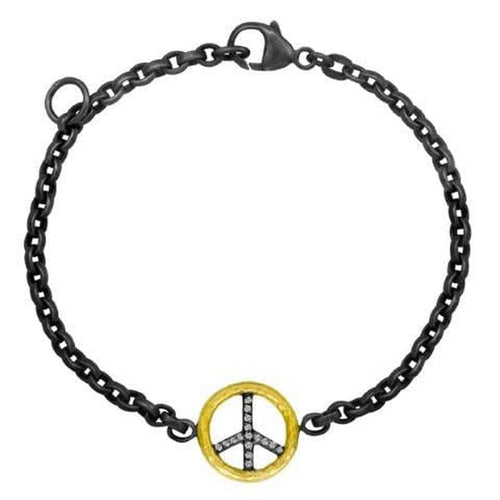 Peace Bracelet with Diamond by Lika Behar