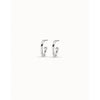 Silver Pick 1 Hoop Charm Earrings - PEN0700MTL0000U-UNO de 50-Renee Taylor Gallery