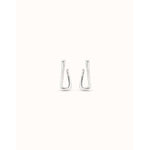 Sterling Silver Plated Link Shaped Earrings - PEN0795MTL0000U-UNO de 50-Renee Taylor Gallery