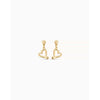 One Love Gold Earrings-UNO de 50-Renee Taylor Gallery