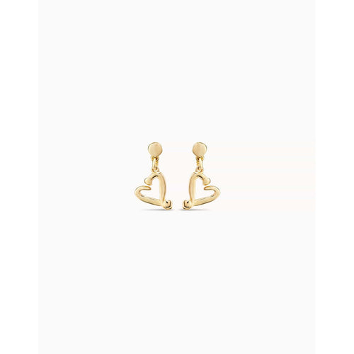 One Love 18K Gold Plated Earrings - PEN0887ORO0000U-UNO de 50-Renee Taylor Gallery