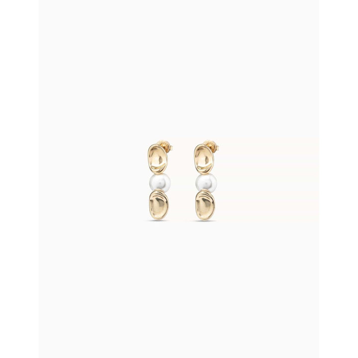Legend 18K Gold Plated Earrings - PEN0890ORO0000U-UNO de 50-Renee Taylor Gallery