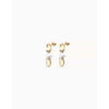 Legend 18K Gold Plated Earrings - PEN0890ORO0000U-UNO de 50-Renee Taylor Gallery