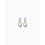 Together Sterling Silver Plated Earrings - PEN0898AZUMTL0U-UNO de 50-Renee Taylor Gallery