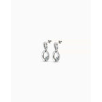 Together Sterling Silver Plated Earrings - PEN0898AZUMTL0U-UNO de 50-Renee Taylor Gallery