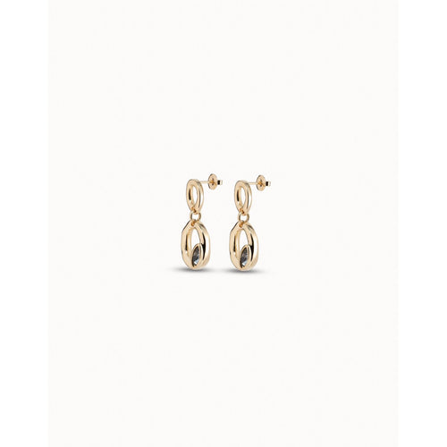 Together 18K Gold Plated Earrings - PEN0898NGRORO0U-UNO de 50-Renee Taylor Gallery
