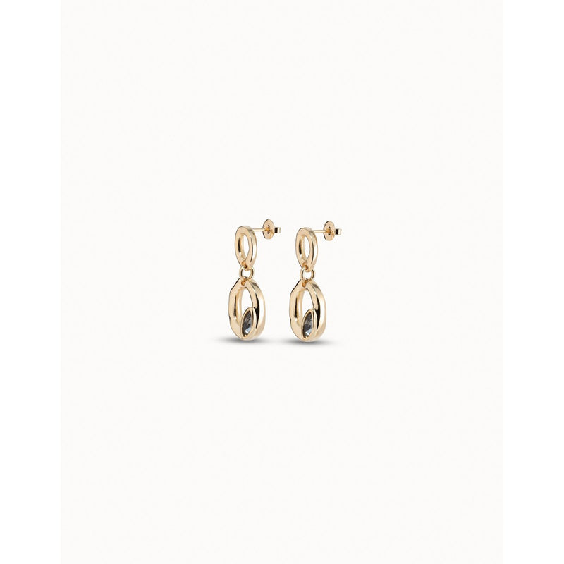 Together 18K Gold Plated Earrings - PEN0898NGRORO0U-UNO de 50-Renee Taylor Gallery