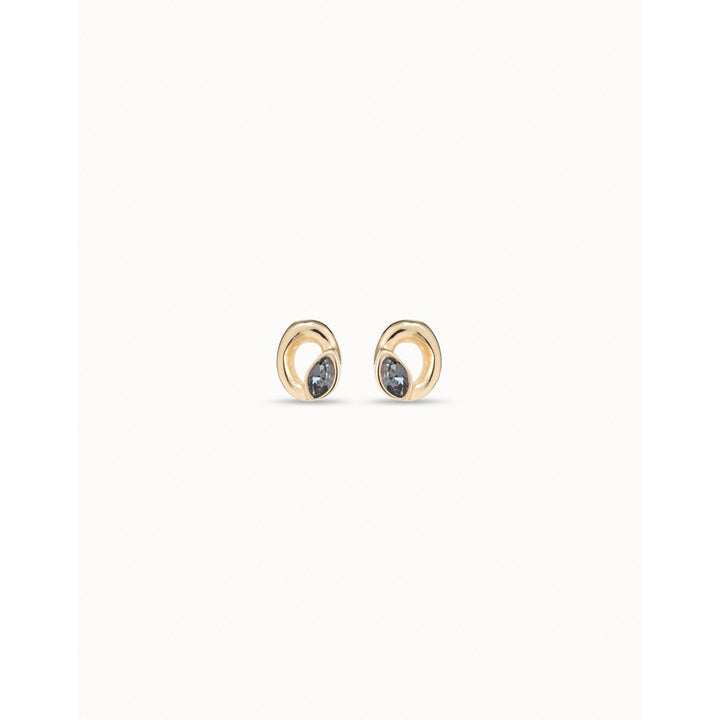 Details 18K Gold Plated Earrings - PEN0899NGRORO0U-UNO de 50-Renee Taylor Gallery