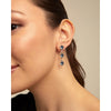 Sublime Sterling Silver Plated/Blue Earrings - PEN0912AZUMTL0U-UNO de 50-Renee Taylor Gallery