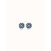Aura Sterling Silver Plated Blue Earrings - PEN0913AZUMTL0U-UNO de 50-Renee Taylor Gallery