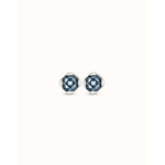 Aura Sterling Silver Plated Blue Earrings - PEN0913AZUMTL0U-UNO de 50-Renee Taylor Gallery