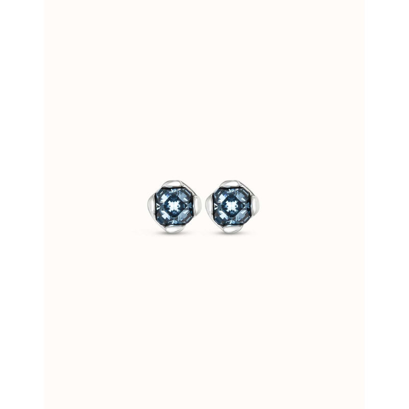 Aura Sterling Silver Plated Blue Earrings - PEN0913AZUMTL0U-UNO de 50-Renee Taylor Gallery