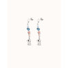 Silver Metamorphosis Butterfly Drop Earrings - PEN0924MCLMTL0U-UNO de 50-Renee Taylor Gallery