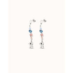 Silver Metamorphosis Butterfly Drop Earrings - PEN0924MCLMTL0U-UNO de 50-Renee Taylor Gallery