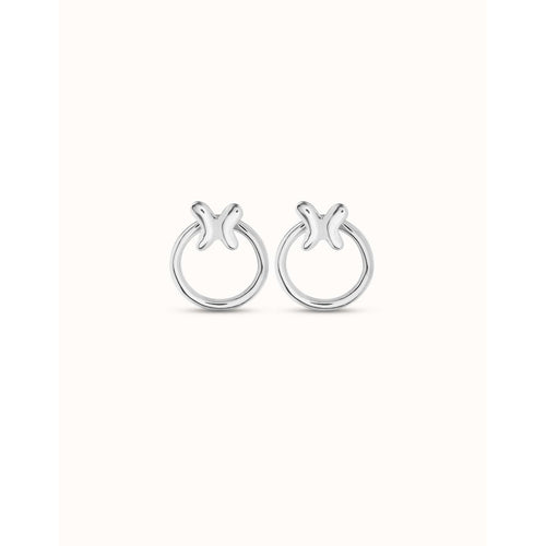 Butterfly Effect Sterling Silver Plated Earrings - PEN0926MTL0000U-UNO de 50-Renee Taylor Gallery