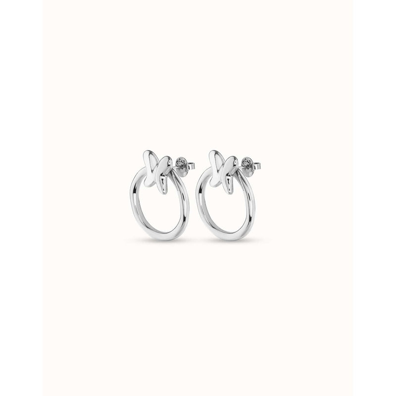 Butterfly Effect Sterling Silver Plated Earrings - PEN0926MTL0000U-UNO de 50-Renee Taylor Gallery