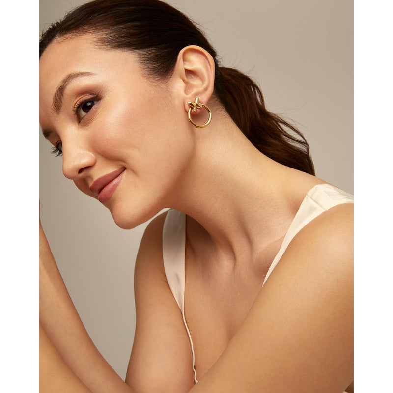 Butterfly Effect 18K Gold Plated Earrings - PEN0926ORO0000U-UNO de 50-Renee Taylor Gallery