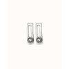 On My Own Sterling Silver Plated Earrings - PEN0928GRSMTL0U-UNO de 50-Renee Taylor Gallery